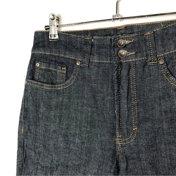 Nine West Jeans Dark Wash High Rise Bootcut Jeans 6 - Picture 3 of 4